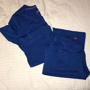 Royal Blue Soft Scrub Set